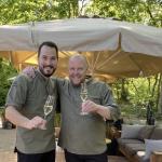 Chefs celebrating at Bergpaviljoen Bistro and Bar in Amersfoort