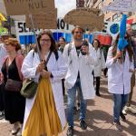 Scientists4Future at climate march in Rotterdam. June 19, 2022.