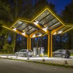 Fastned electric car charging station