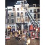 Fire at the Mother Goose hotel on Ganzenmarkt in Utrecht, 25 August 2022