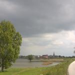 Ameide as seen from the Lek river.