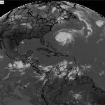 Hurricane Fiona east of the United States, a tropical wave near the ABC islands north of Venezuela, and Tropical Storm Gaston in the eastern Atlantic Ocean near the Azores. 22 Sept. 2022