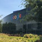 The corporate headquarters for Google in Mountain View, California, known as the Googleplex. July 2016