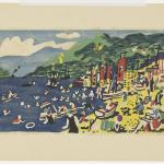 Kawanishi Hide, August, Bathing in the Sea at Tenjin Beach, 1931