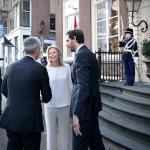 NATO Secretary General Jens Stoltenberg meets with Ministers Kajsa Ollongren of Defense and Wopke Hokestra of Foreign Affairs in the Netherlands, 14 November 2022