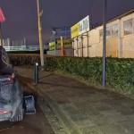 A Tesla found recharging off a street lamp in Oud-Beijerland, Zuid-Holland. 20 December 2022