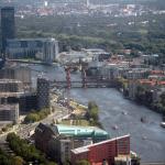 An aerial photo of Berlin, Germany taken in 2013