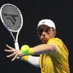 Tallon Griekspoor during his second round victory over Botic van de Zandschulp at the Australian Open. 18 January 2023