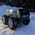 Ice Cube, the name of Team Polar's cold climate research rover