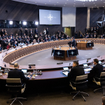 The defence ministers of all NATO Allies meet at NATO Headquarters in Brussels. 15 February 2023