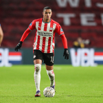 Mohamed Ihattaren during a match with PSV in Eindhoven against AZ Alkmaar. 13 January 2021