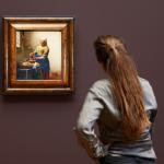 The final set-up of the Vermeer exhibition at the Rijksmuseum. February 2023