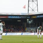 Daleho Irandust of FC Groningen, Florian Kruger of FC Groningen during the Dutch eredivisie match between Go Ahead Eagles and FC Groningen