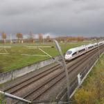 A Deutsche Bahn ICE train on the Betuwe route