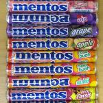 Mentos candy rolls