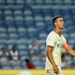  Cristiano Ronaldo of Al-Nassr in action during the pre-season friendly match between Celta Vigo and Al-Nassr on July 17, 2023 in Faro, Portugal