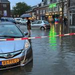 Flooded street in Maastricht, 12 September 2023