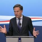 Outgoing Prime Minister Mark Rutte at the press conference on Bulgaria's accession to the Schengen area. 