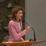 Sophie Hermans of the VVD during the debate on the 2024 national budget in the Tweede Kamer, 20 September 2023