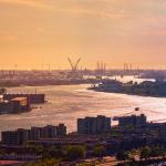 The Rotterdam Port and the Nieuwe Maas (in 2018)