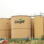 Cargill tanks in the port of Amsterdam