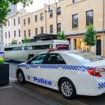 A police car in Sydney, Austraila