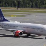 A Boeing 737 of SAS Scandinavian Airlines