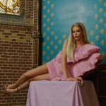 Dutch trans woman Rikkie Kollé during a photo shoot.