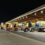 Rijkswaterstaat salt trucks ready to combat icy roads, 28 November 2023