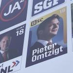 Pieter Omtzigt on an election poster, November 2023. 
