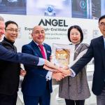 Aquatech Amsterdam presents a recognition of technological development to Chinese water filtration giant Angel. November 2023