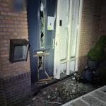 An explosion took place in front of a home on Gretha Hofstralaan in Vlaardingen early on 12 December 2023