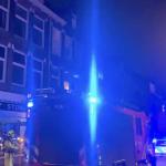 Two people were rescued from the roof of an apartment building on fire on Boekhorststraat in The Hague. 24 December 2023