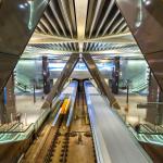 The metro stop at Amsterdam Centraal Station in October 2022
