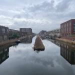 A winter's day in a residential area in the IJburg neighborhood in Amsterdam, 14 January 2023