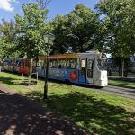 An HTM tram on Lange Vijverberg in The Hague, 17 August 2018