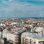 Aerial view of Budapest, Hungary