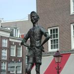 The statue Het Lieverdje on the Spui in Amsterdam