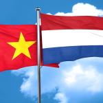 Vietnam and Netherlands flag