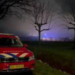 Fire department at a fire on a pig farm in Boekel, 25 March 2024