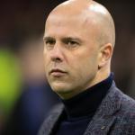Arne Slot on the touchline during a match in the Eredivisie. 