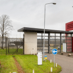 The entrance to the Norgerhaven area at the Veenhuizen prison complex in 2013