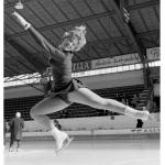 Dutch figure skating champion Sjoukje Dijkstra. 22 March 1961