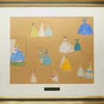 An untitled watercolor painting by Princess Beatrix when she was an adolescent, which dates to about 1950