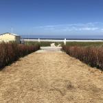 Path towards the beach of Schiermonnikoog in The Netherlands
