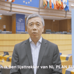 NL Plan leader Kok Kuen Chan in a campaign video for the 2024 European Parliament elections