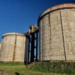 The silos on Zeeburgereiland in Amsterdam Oost, 17 December 2017