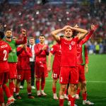 Turkish defender Merih Demiral during the EURO 2024 football match against Georgia at Signal Iduna Park in Dortmund. 18 June 2024