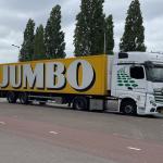 A Jumbo truck in Amsterdam