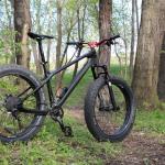 A Thomson mountain bike on Schwalbe fat tires